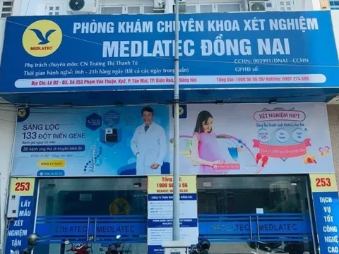 Đồng Nai: Một phòng khám bị đình chỉ hoạt động, phạt 50 triệu đồng