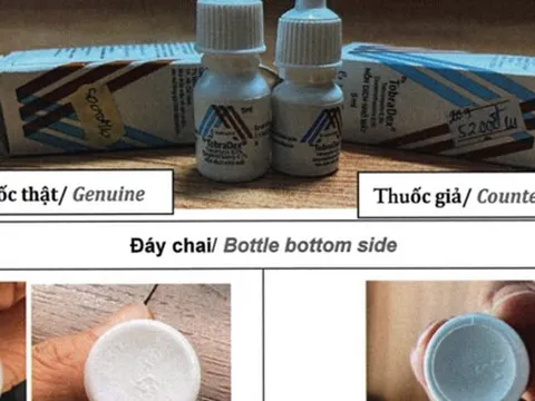 Xác minh thuốc nhỏ mắt, ung thư nghi bị làm giả