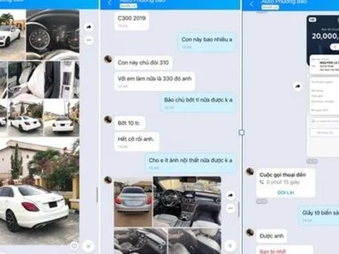 Bắt 3 đối tượng lên mạng lừa bán xe ô tô Mercedes lấy 290 triệu đồng