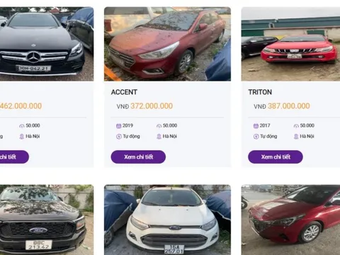 Loạt ô tô ngân hàng thanh lý giá siêu rẻ, bỏ ra 50 triệu là có thể sở hữu 1 chiếc