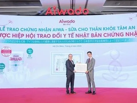 Aiwa Thân khỏe Tâm an của Aiwado được chứng nhận cho chất lượng chuẩn Nhật