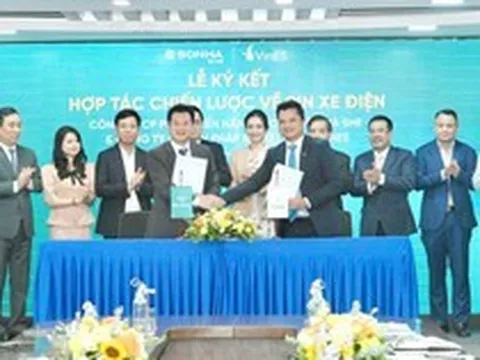 VinES và Năng lượng Sơn Hà (SHE) ký hợp tác chiến lược về pin xe điện