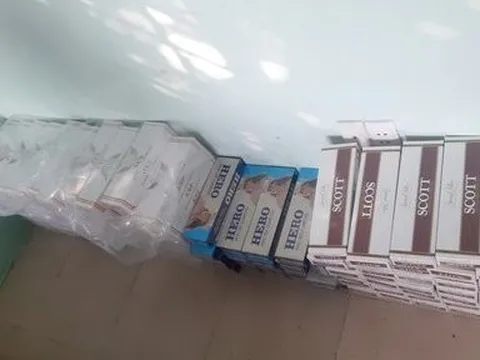 Long An: Thu giữ gần 1.500 bao thuốc lá điếu nhập lậu