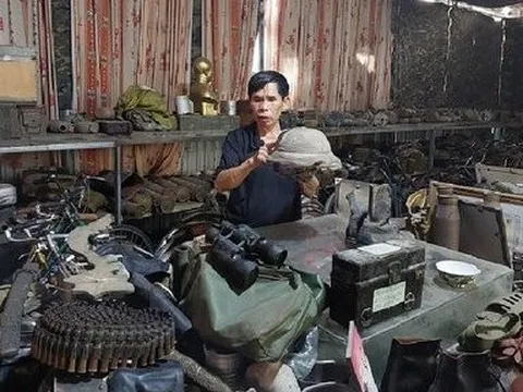 “Bảo tàng nhỏ” trưng bày chứng tích chiến tranh