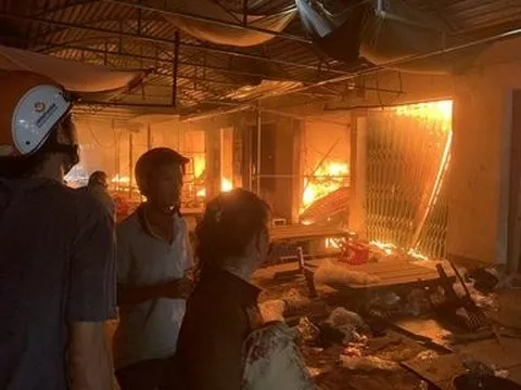 Vụ cháy chợ huyện biên giới tỉnh Đắk Lắk: Đã xác định được nguyên nhân ban đầu