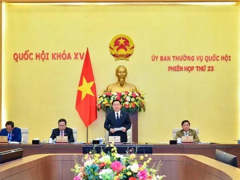 Khai mạc Phiên họp thứ 23 của Uỷ ban Thường vụ Quốc hội