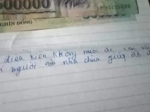 Bé gái 1 tháng tuổi bị bỏ rơi ở sân chùa cùng lời nhắn nhờ giúp đỡ