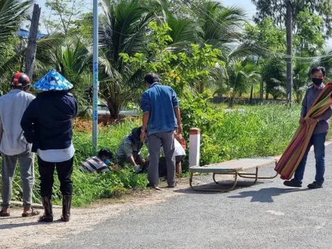 Bình Thuận: Điều tra nguyên nhân người đàn ông tử vong dưới mương nước