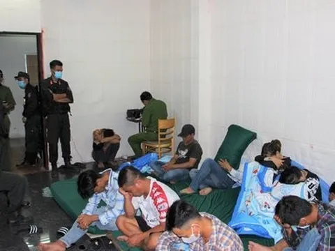 Kiên Giang: Bắt quả tang 32 đối tượng sử dụng ma túy trong nhà nghỉ