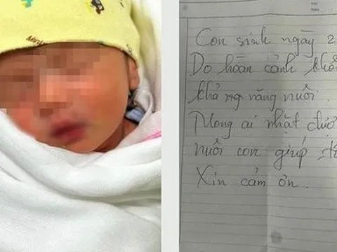 Bé trai 4 ngày tuổi bị bỏ rơi trong đêm mưa kèm lời nhắn xót xa