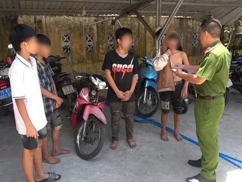 Huế: Làm rõ vụ 4 thiếu niên trộm mô tô, tông bị thương 1 CSGT