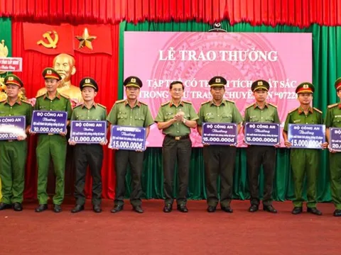 Tây Ninh: Khen thưởng lực lượng phá chuyên án ma túy lớn