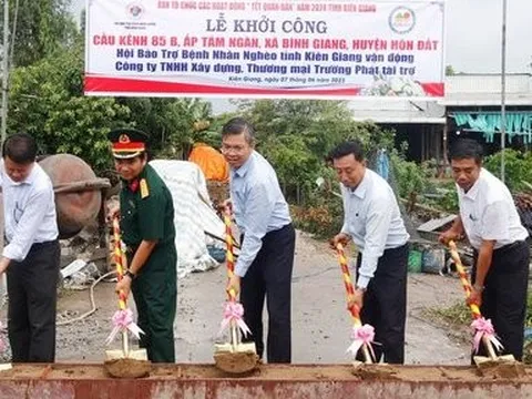 Kiên Giang: Xây dựng 125 căn nhà cho hộ dân có hoàn cảnh khó khăn