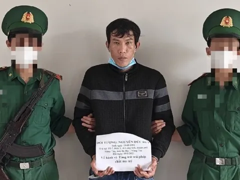 Bộ đội biên phòng bắt đối tượng tàng trữ ma túy tổng hợp dạng đá