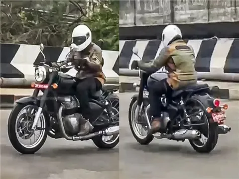 Lộ ảnh thử nghiệm xế cổ điển Royal Enfield Classic 650