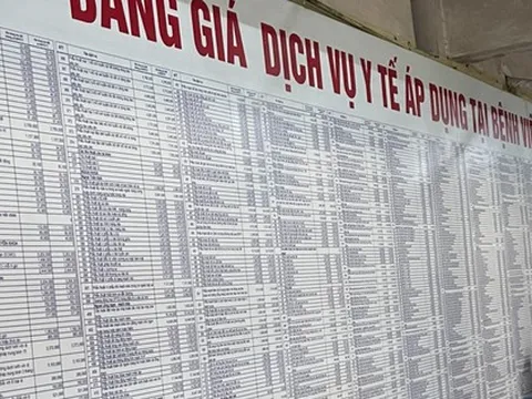 Giá khám chữa bệnh yêu cầu cao nhất 500.000 đồng, giường bệnh 4 triệu