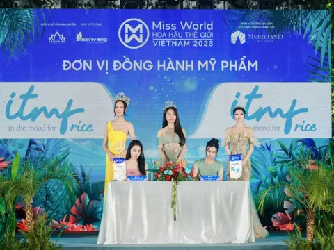 Mỹ phẩm thuần dưỡng ITMF đồng hành cùng Miss World Việt Nam 2023