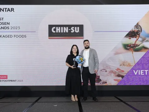 Chin-su khẳng định vị thế top đầu trong “Dấu chân thương hiệu tại Việt Nam 2023”