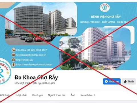 Bệnh viện Chợ Rẫy cảnh báo bị mạo danh