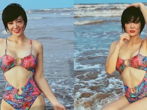 'Thoát' vai cửu vạn lam lũ, Thanh Hương diện bikini khoe vóc dáng nuột nà