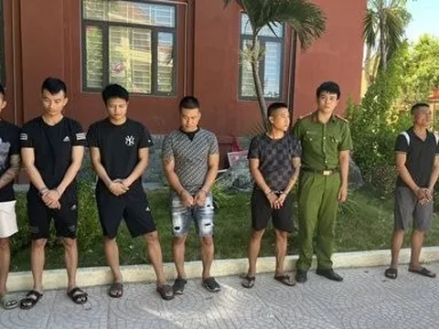 Bắt giam 24 đối tượng cầm hung khí đánh nhau gây náo loạn