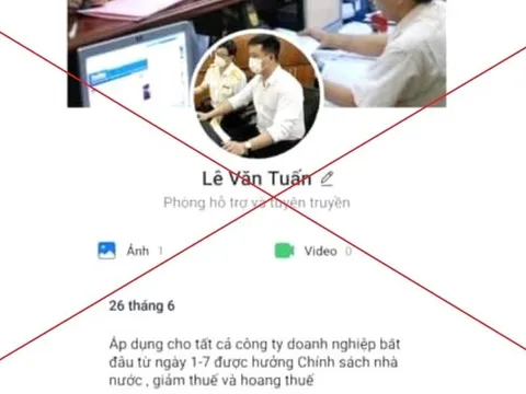 Kê khai miễn giảm thuế qua mạng, chủ doanh nghiệp bị chiếm đoạt 600 triệu đồng