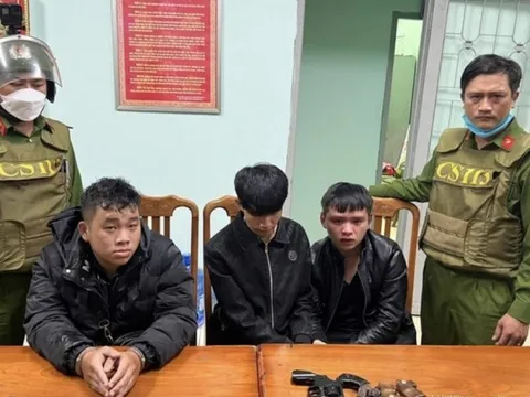 Gia Lai: Bắt nhóm đối tượng mang súng đi giải quyết mâu thuẫn