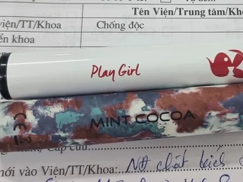 Nam, nữ thanh niên nguy kịch do ngộ độc thuốc lá điện tử trộn ma tuý mới