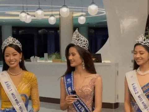Cận cam thường Hoa hậu Ý Nhi và Á hậu Miss World Vietnam: Có còn lung linh rạng rỡ lúc 2h sáng?