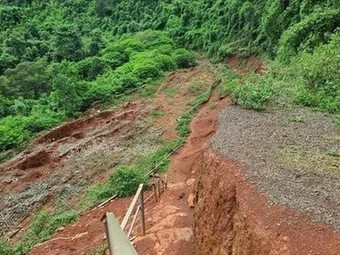 Đắk Nông: Vì sao tuyến đường gần 27 tỷ đồng chưa được khắc phục sau 2 lần gặp sự cố?