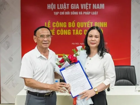 Bổ nhiệm Phó Tổng Biên tập Tạp chí Đời sống và Pháp luật