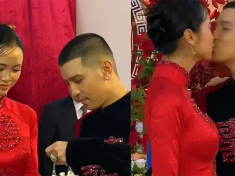 Cường Seven và Vũ Ngọc Anh tổ chức lễ hỏi tại Hà Nội: Cô dâu nền nã sánh đôi chú rể điển trai