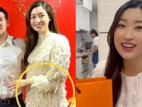 Loạt khoảnh khắc hiếm của Đỗ Mỹ Linh trước khi hạ sinh con đầu lòng: Nhan sắc mặn mà, được chồng cưng chiều