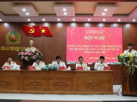 Kiên Giang kéo giảm hơn 25% số vụ tội phạm về trật tự xã hội