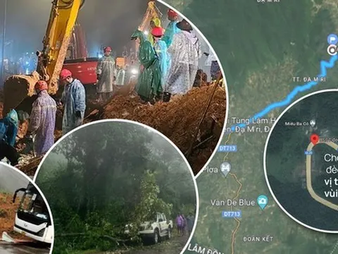 Chi tiết vụ sạt lở đèo Bảo Lộc khiến 3 cảnh sát tử nạn, 1 người mất tích