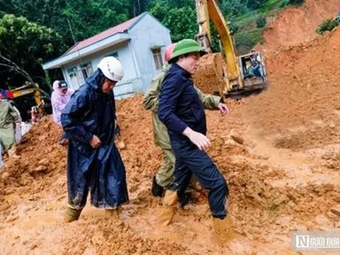 Sạt lở tại Lâm Đồng: Phó Thủ tướng Trần Lưu Quang đến hiện trường kiểm tra, chỉ đạo khắc phục hậu quả