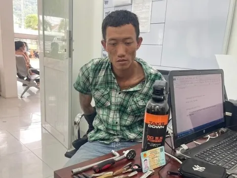 Bắt đối tượng trộm xe máy chạy trốn từ Ninh Thuận vào Bình Thuận