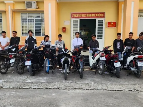 Kiên Giang: Ngăn chặn nhóm thanh niên tụ tập đua xe trái phép