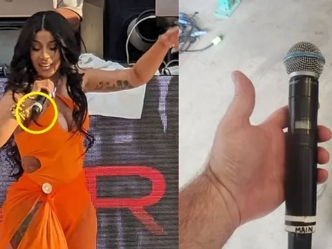Chiếc micro Cardi B ném vào khán giả bất ngờ được bán đấu giá lên đến 1,18 tỷ đồng