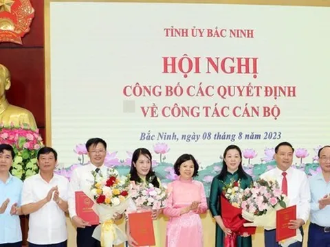 Bắc Ninh bổ nhiệm nhiều lãnh đạo chủ chốt