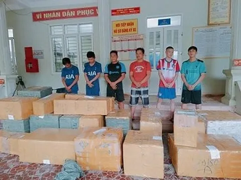 Hà Tĩnh: Bắt giữ nhóm đối tượng buôn bán hơn 3 tấn pháo lậu