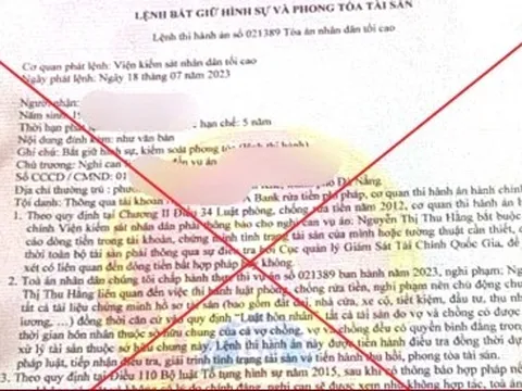 Người phụ nữ bị mất gần hơn 5 tỷ đồng sau cuộc gọi của kẻ mạo danh cán bộ công an