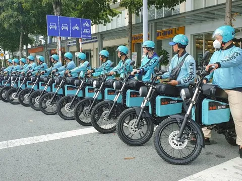 Hãng xe máy điện tự nhận "nhanh nhất Việt Nam" hợp tác cùng Baemin, dùng xe giá 66 triệu đồng giao đồ ăn