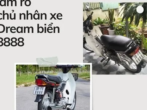 Xe Honda Super Dream biển tứ 8 rao bán 288 triệu đồng có 2 chủ nhân sở hữu?