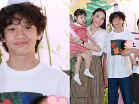 Diện mạo khác lạ của con trai Cường Đô La trong sinh nhật em gái