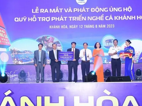 Hơn 26 tỷ đồng ủng hộ Quỹ hỗ trợ phát triển nghề cá Khánh Hòa