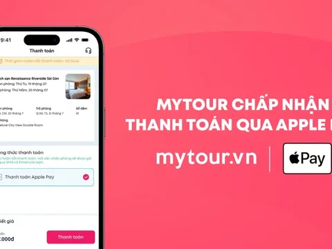 Mytour - Ứng dụng du lịch Việt đầu tiên triển khai thanh toán Apple Pay