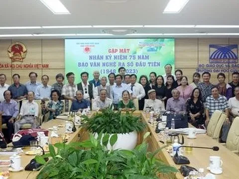 Gặp mặt kỷ niệm 75 ngày Báo Văn nghệ ra số đầu tiên
