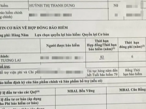 Tá hỏa vì phát hiện tiền gửi tiết kiệm thành hợp đồng bảo hiểm thời hạn 82 năm