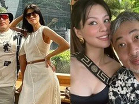 Đạo diễn Nguyễn Quang Dũng xả ảnh bên Bùi Lan Hương, đàng gái chứng minh là "nóc nhà" qua 1 hành động